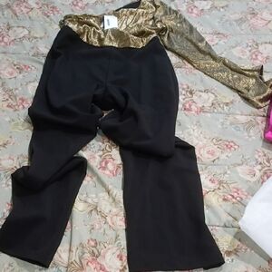 Lauren Ralph Lauren Gold and Black Jumpsuit